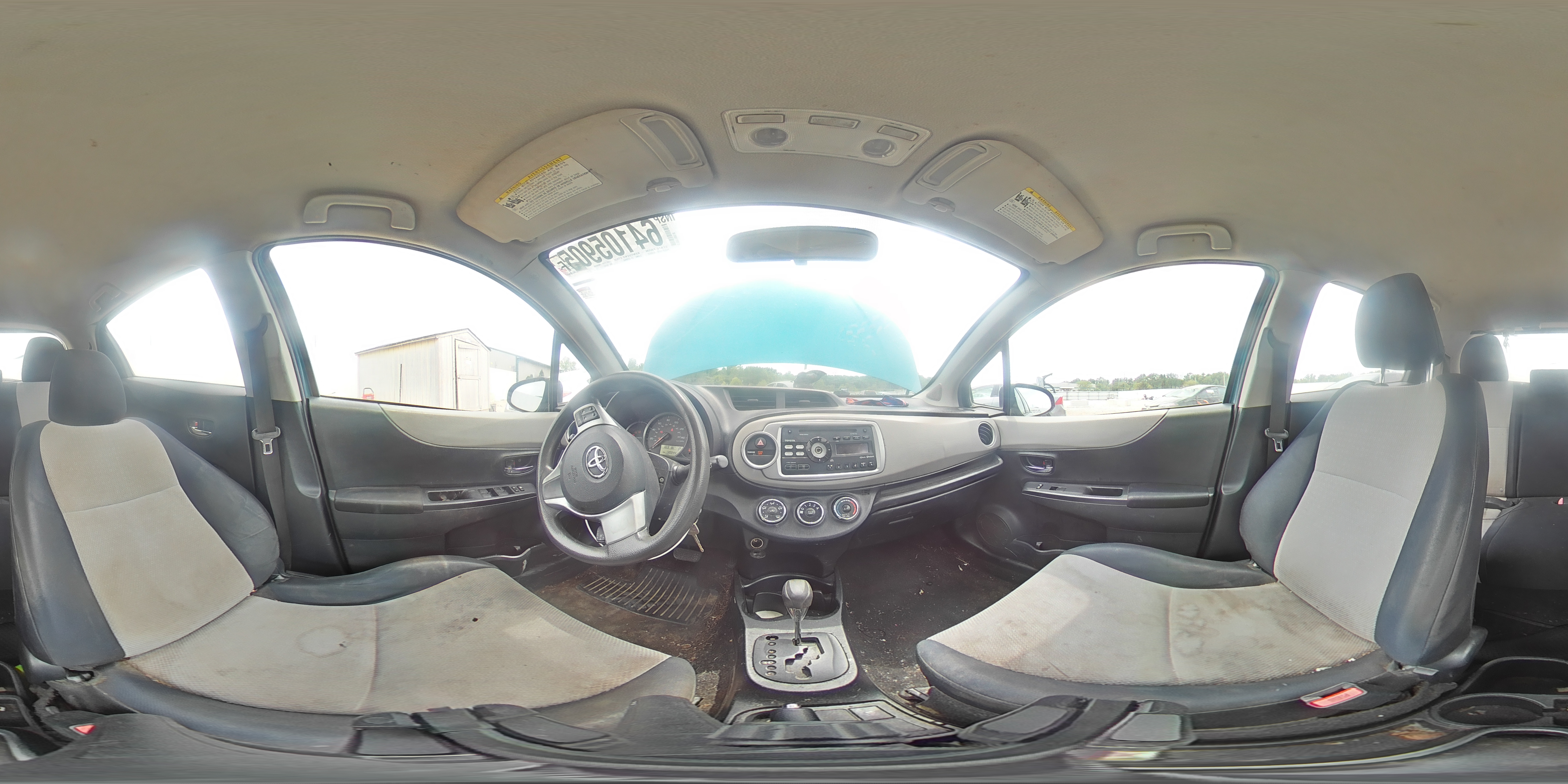 2012 Toyota Yaris VIN: JTDKTUD35CD501491 Lot: 64105905
