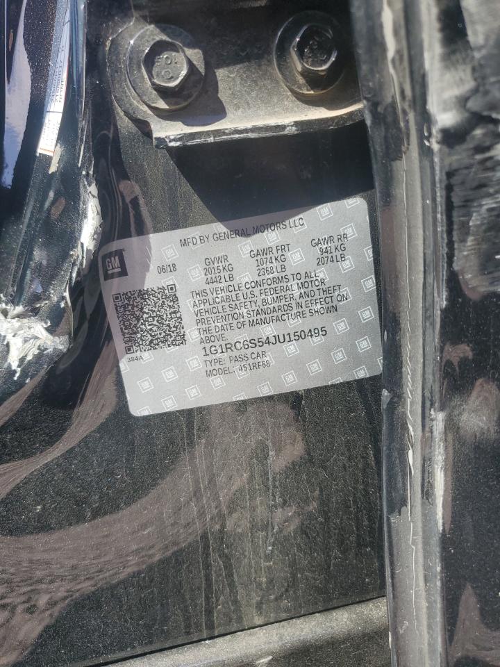 2018 Chevrolet Volt Lt VIN: 1G1RC6S54JU150495 Lot: 64388795