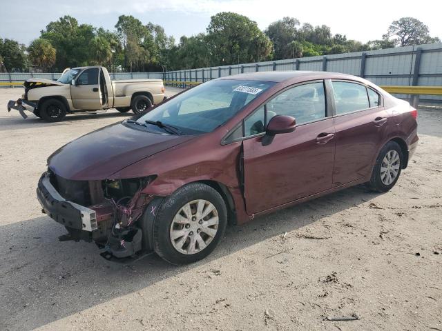  HONDA CIVIC 2012 Burgundy