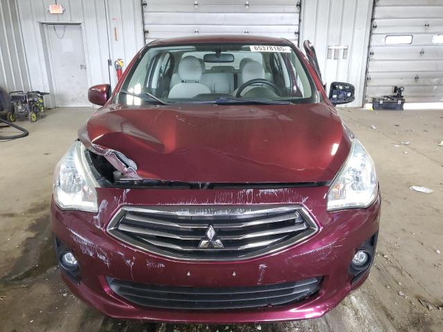  MITSUBISHI MIRAGE 2018 Czerwony
