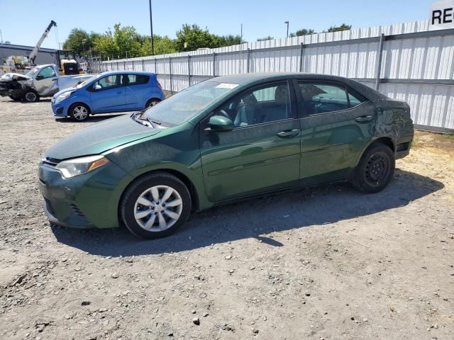  TOYOTA COROLLA 2015 Green