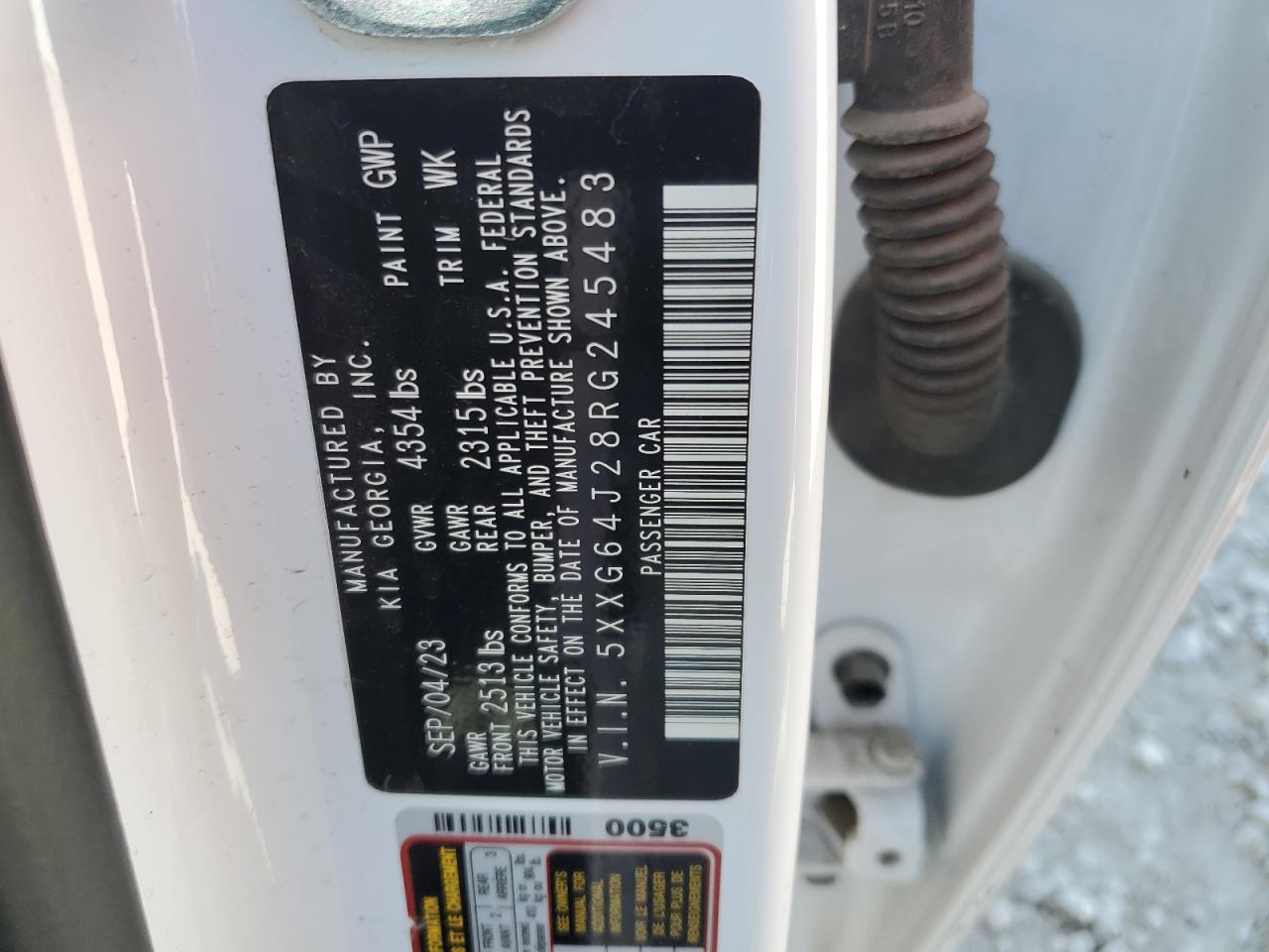 2024 Kia K5 Gt Line VIN: 5XXG64J28RG245483 Lot: 62574905