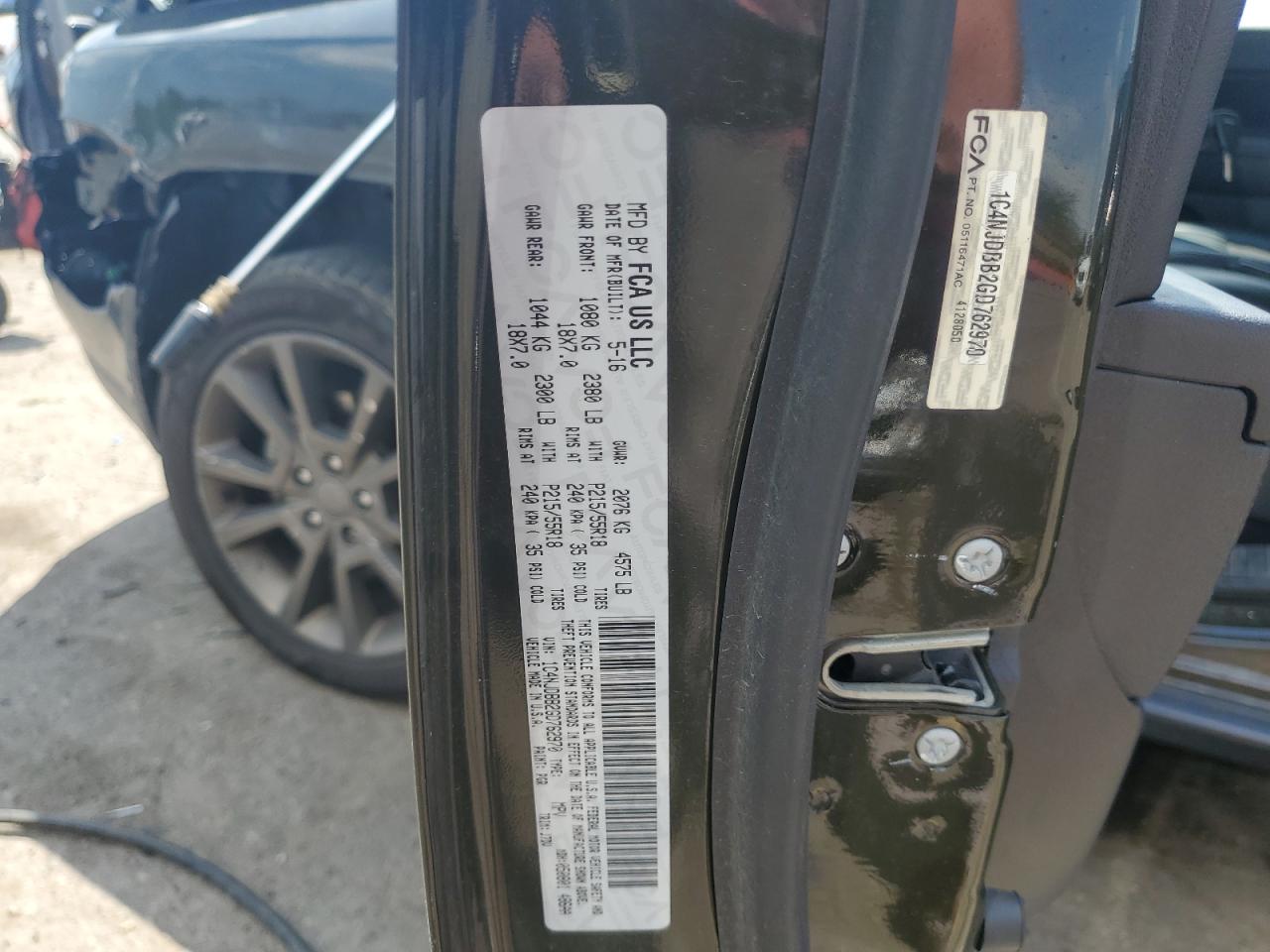 2016 Jeep Compass Sport VIN: 1C4NJDBB2GD762970 Lot: 65638455