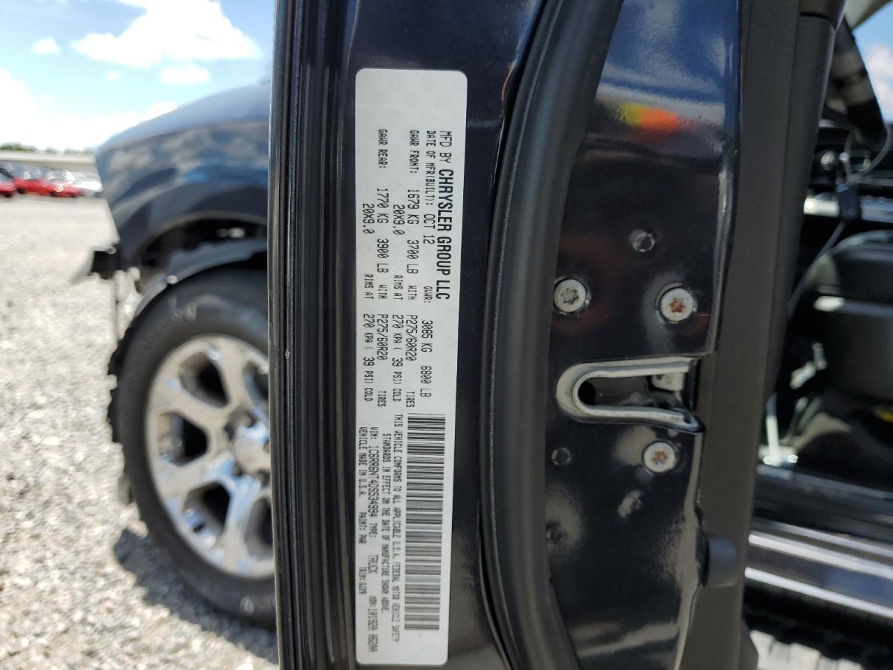 1c6rr6nt4ds534994 1C6RR6NT4DS534994 2013 Ram 1500 Laramie