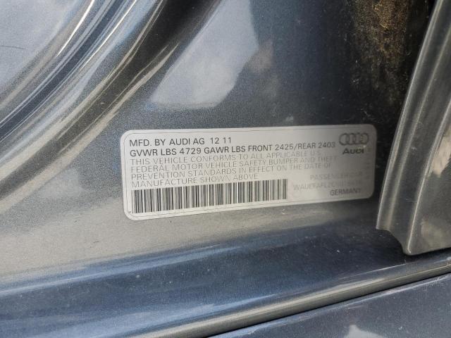 2012 AUDI A4 PREMIUM PLUS