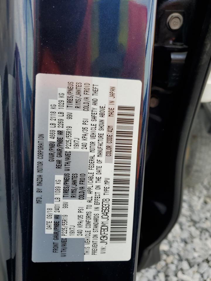 2018 Mazda Cx-5 Grand Touring VIN: JM3KFBDM1J0469378 Lot: 65123765
