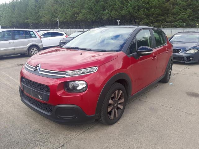 2017 CITROEN C3 1.2 PURETECH 82 FEEL 5DR for sale at Copart WHITBURN