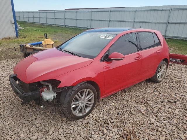 Hatchbacks VOLKSWAGEN GOLF 2015 Czerwony
