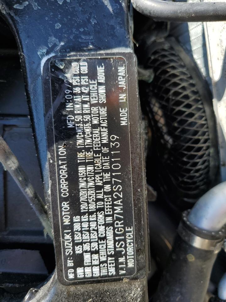 2025 Suzuki Gsx-R750 VIN: JS1GR7MA2S7101139 Lot: 65942045