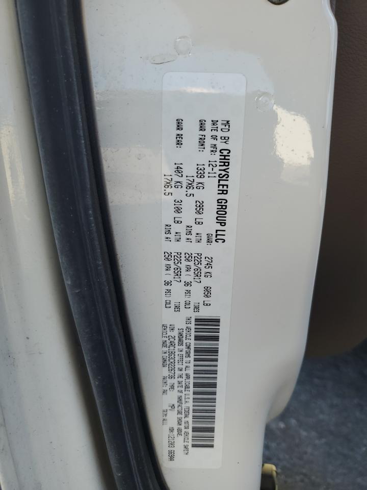2012 Chrysler Town & Country Touring VIN: 2C4RC1BG3CR226736 Lot: 65977905