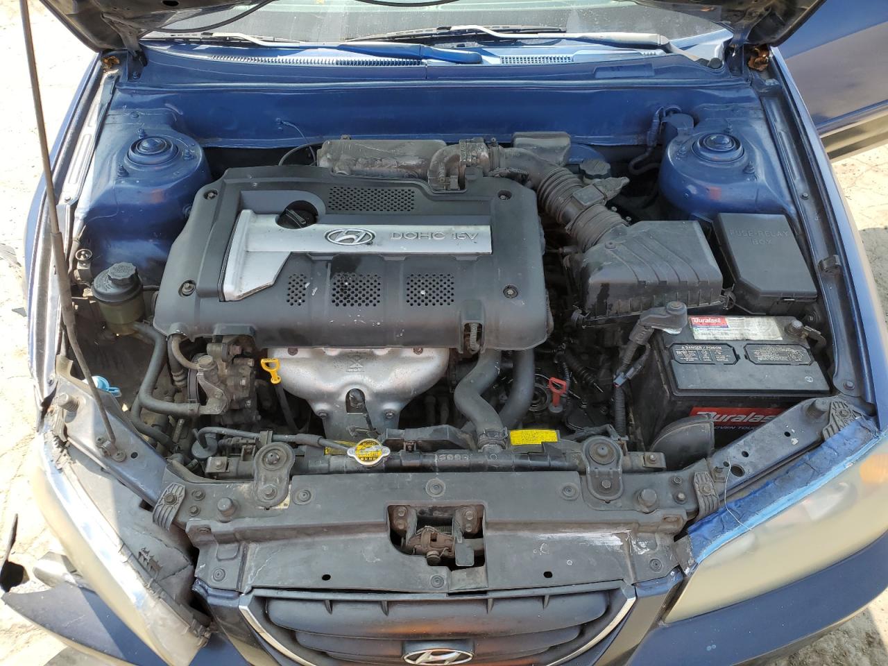 2005 Hyundai Elantra Gls VIN: KMHDN46D75U077691 Lot: 63533175