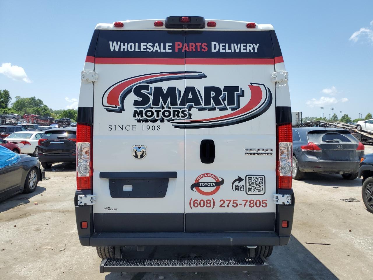 2023 Ram Promaster 1500 1500 High VIN: 3C6LRVBG7PE548421 Lot: 64948555