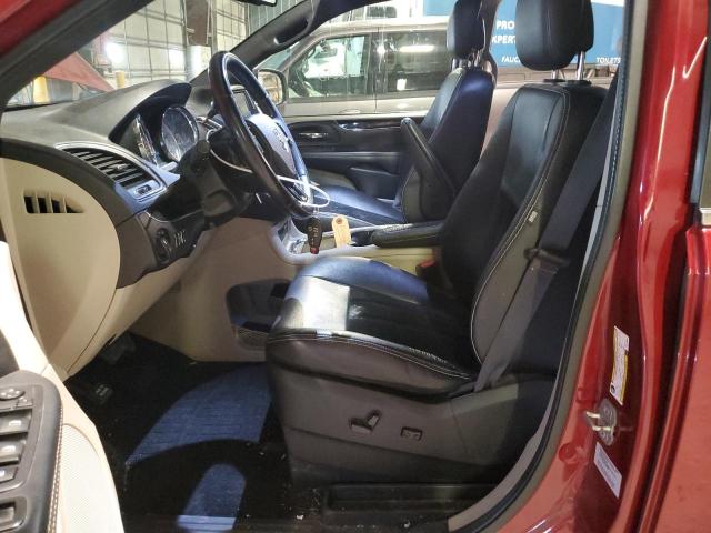  DODGE CARAVAN 2016 Czerwony