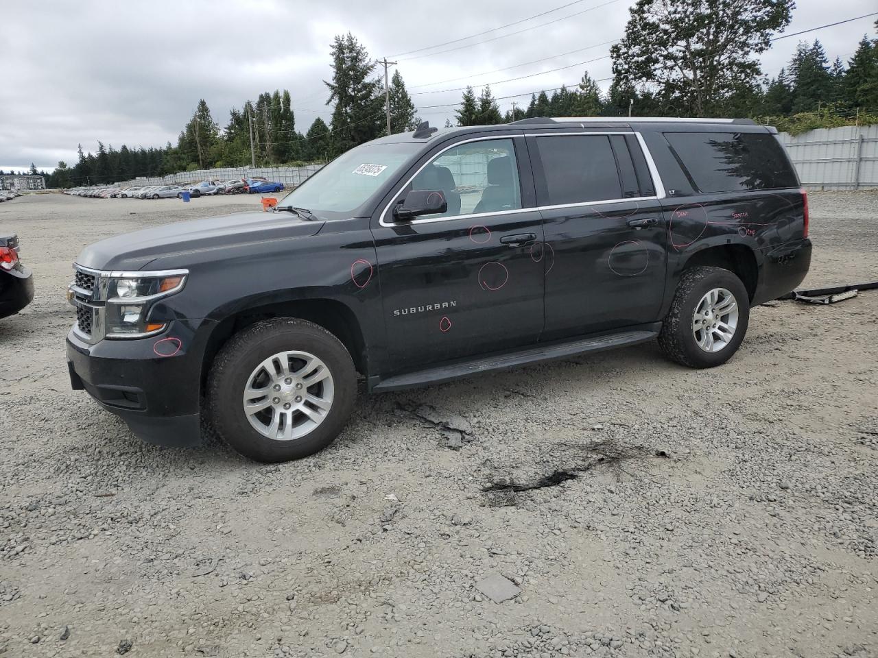 1gnskhkc4kr346356 1GNSKHKC4KR346356 2019 Chevrolet Suburban K1500 Lt