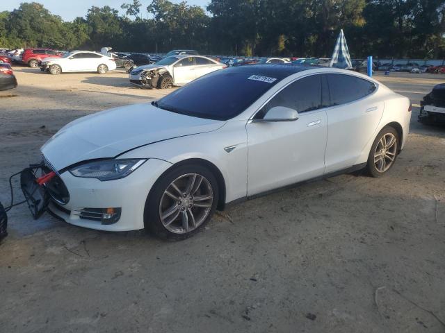 Hatchbacks TESLA MODEL S 2013 Biały