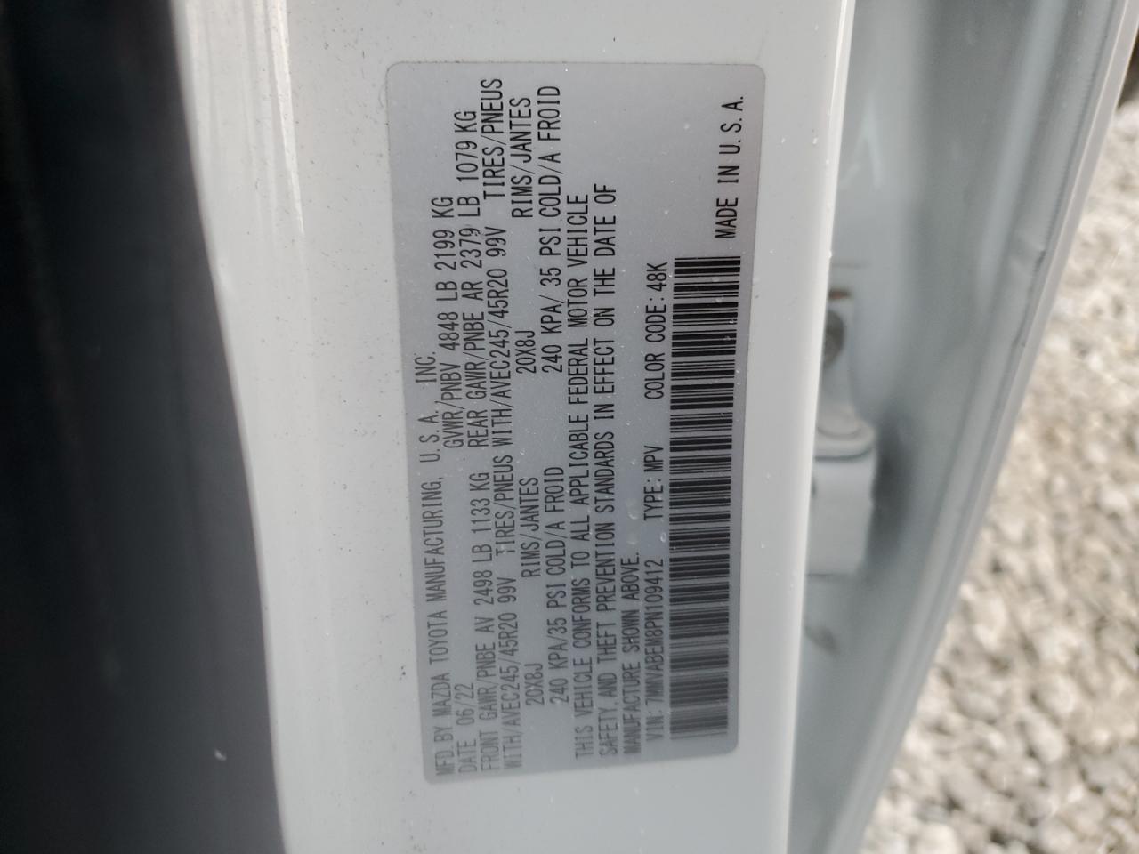 2023 Mazda Cx-50 Premium Plus VIN: 7MMVABEM8PN109412 Lot: 64970745