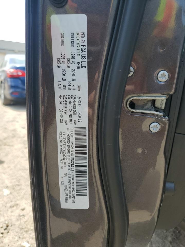 2016 Dodge Journey R/T VIN: 3C4PDCEG7GT220582 Lot: 64771925