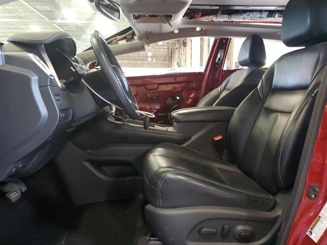  NISSAN MURANO 2016 Czerwony