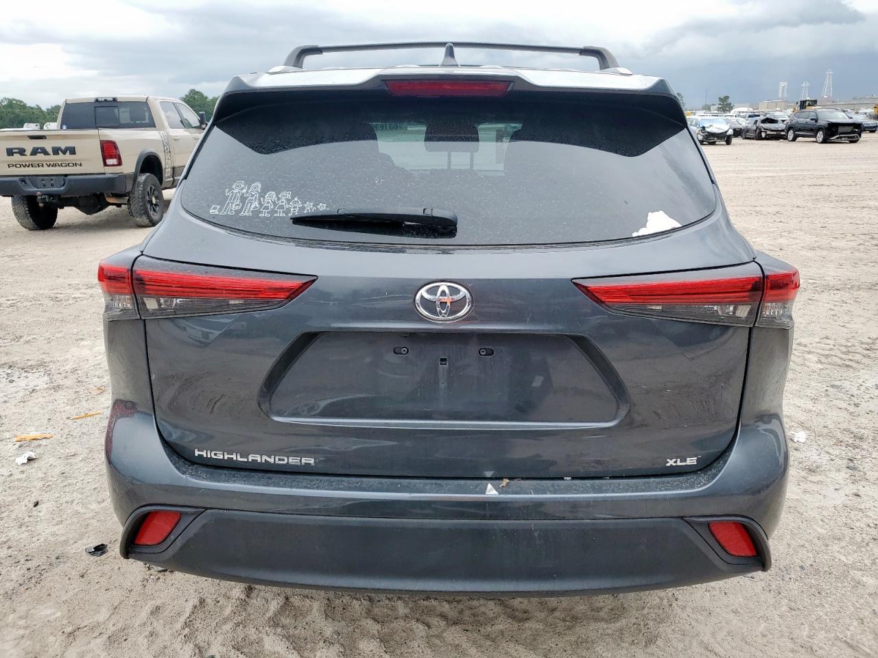 2022 Toyota Highlander Xle VIN: 5TDGZRAH5NS557083 Lot: 63163925