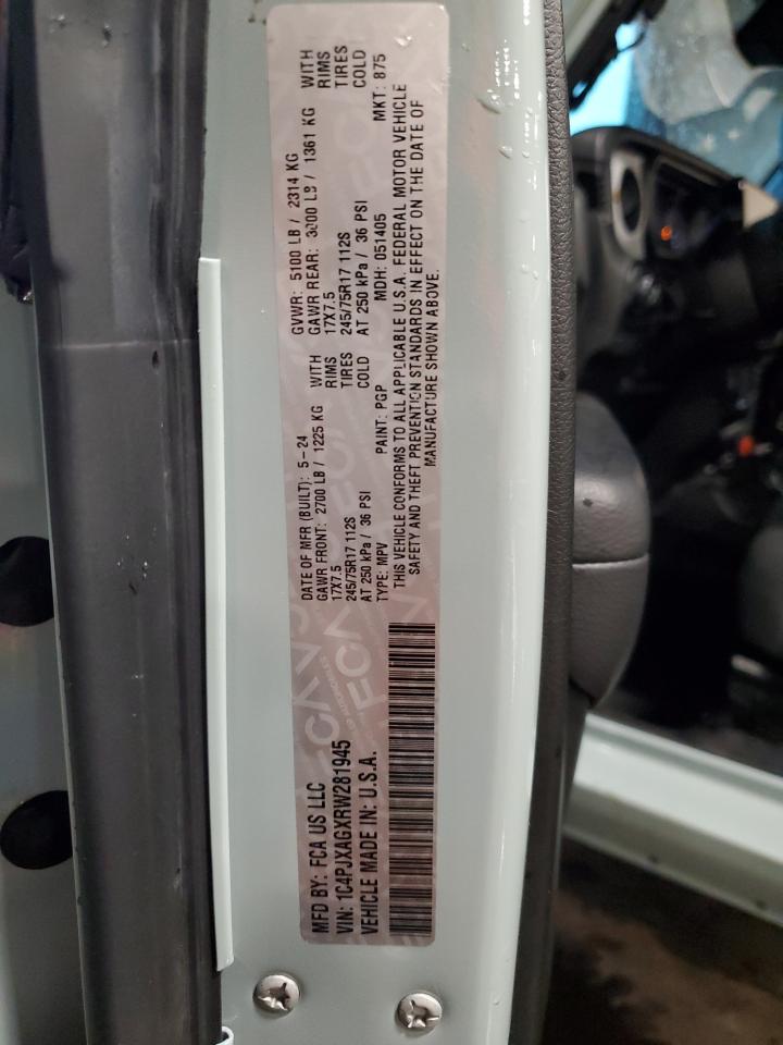 2024 Jeep Wrangler Sport VIN: 1C4PJXAGXRW281945 Lot: 63380805