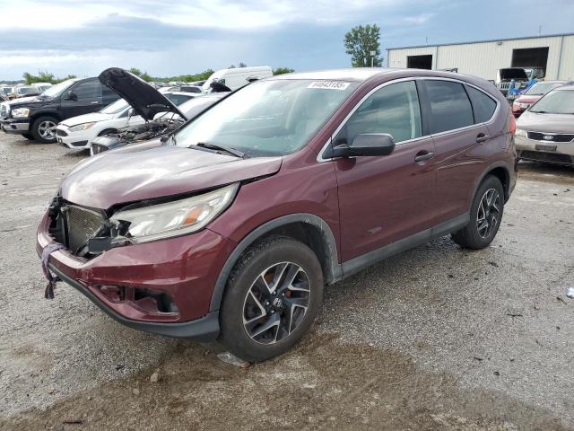  HONDA CRV 2016 Бургунди