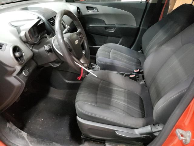  CHEVROLET SONIC 2013 Orange