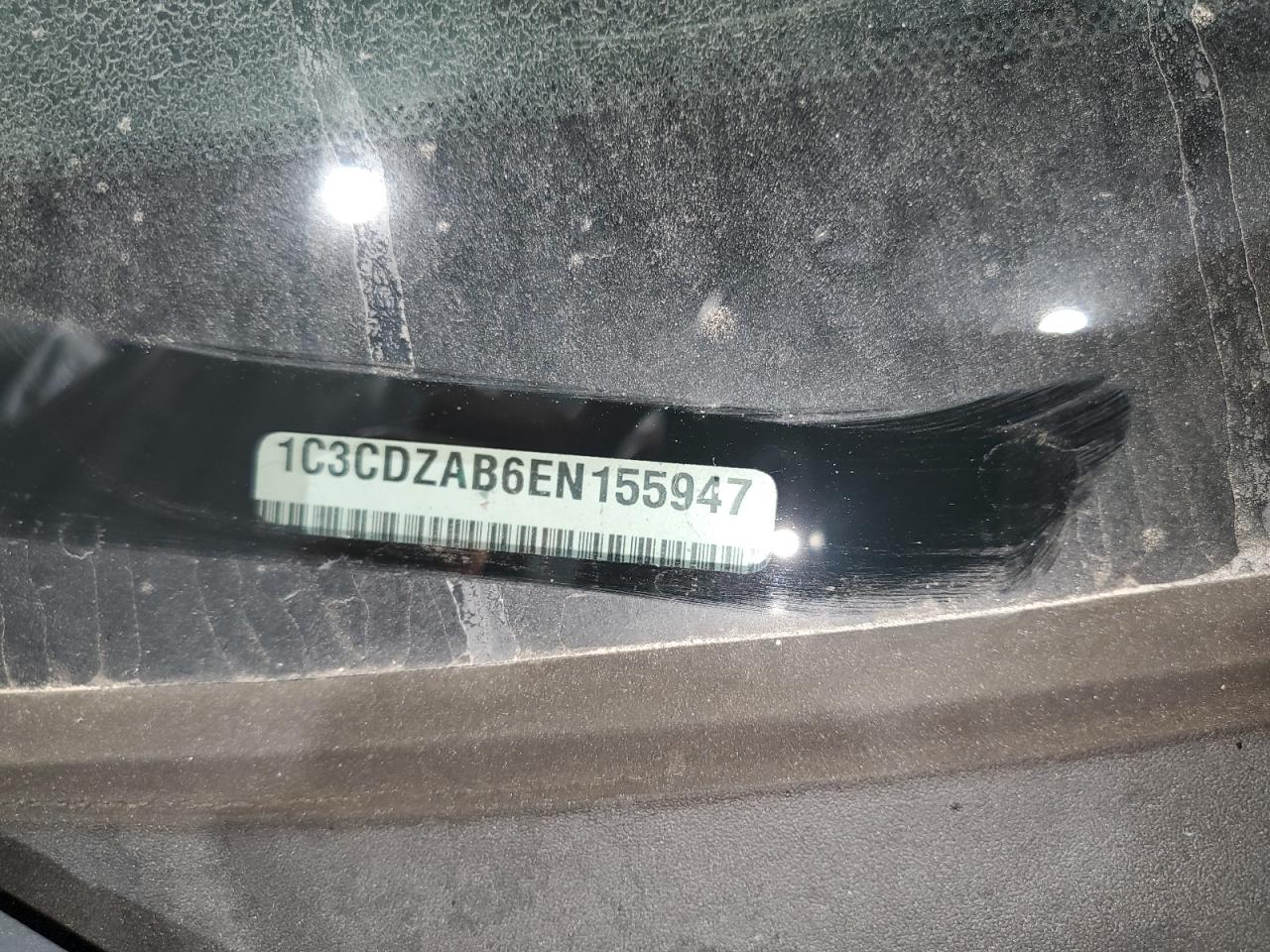 2014 Dodge Avenger Se VIN: 1C3CDZAB6EN155947 Lot: 64886885