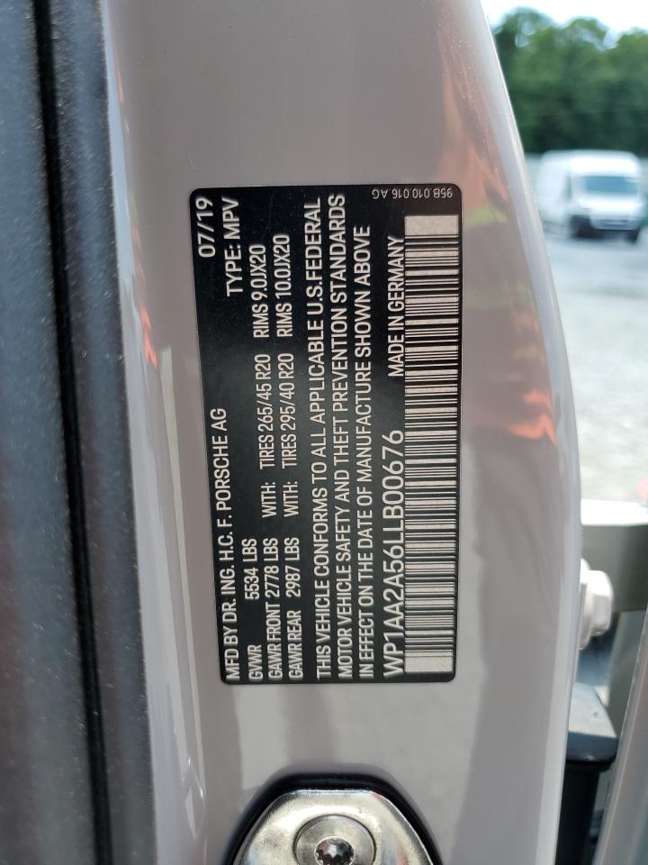 2020 Porsche Macan VIN: WP1AA2A56LLB00676 Lot: 62516915
