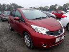2014 NISSAN NOTE ACENT for sale at Copart WOLVERHAMPTON