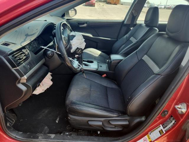 TOYOTA CAMRY 2014 Czerwony