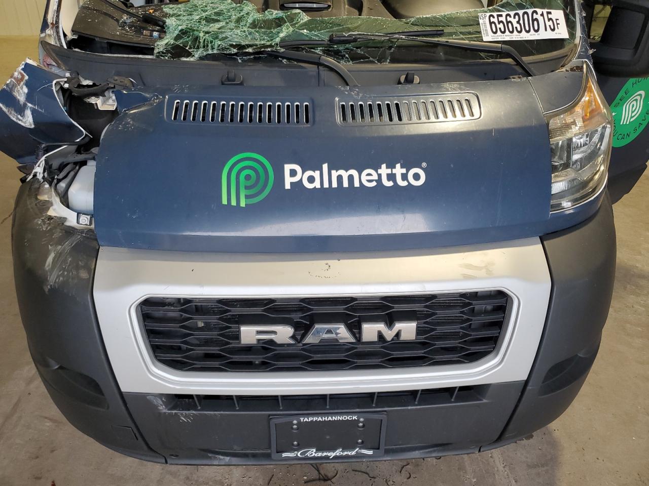 2021 Ram Promaster 3500 3500 High VIN: 3C6MRVJG7ME572655 Lot: 65630615