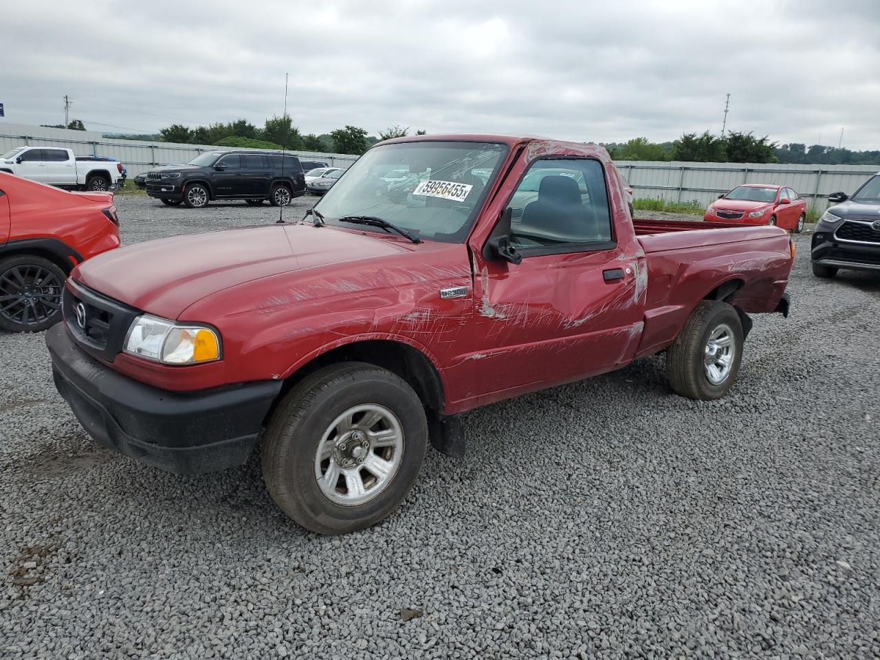 2008 Mazda B2300 brown null gas 4F4YR12D78PM01554 photo #1