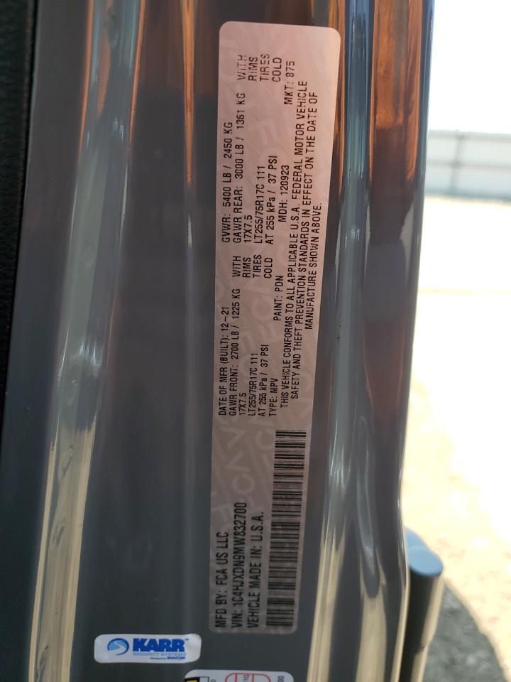 2021 Jeep Wrangler Unlimited Sport VIN: 1C4HJXDN9MW832700 Lot: 64761765