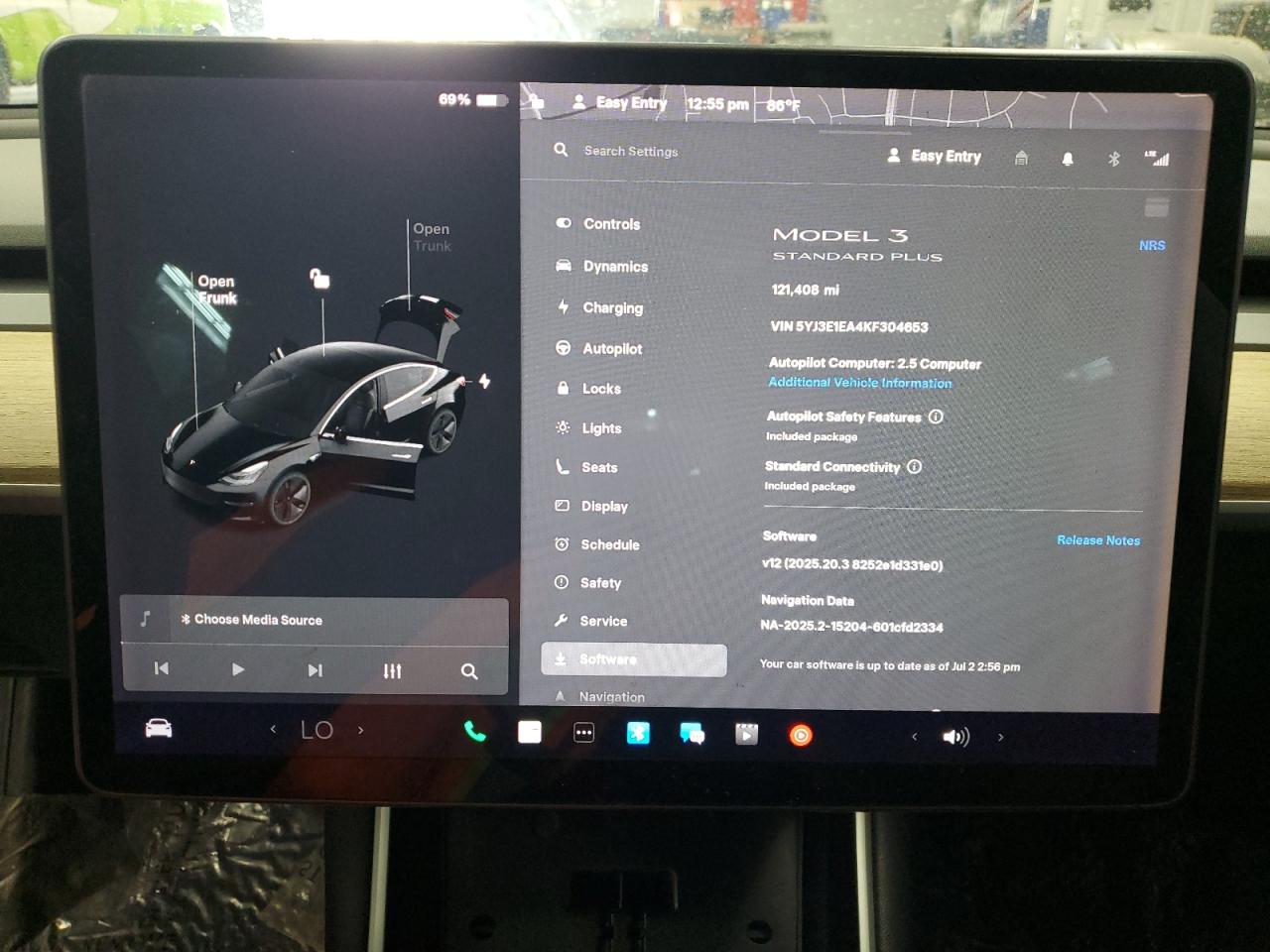 2019 Tesla Model 3 VIN: 5YJ3E1EA4KF304653 Lot: 62392145