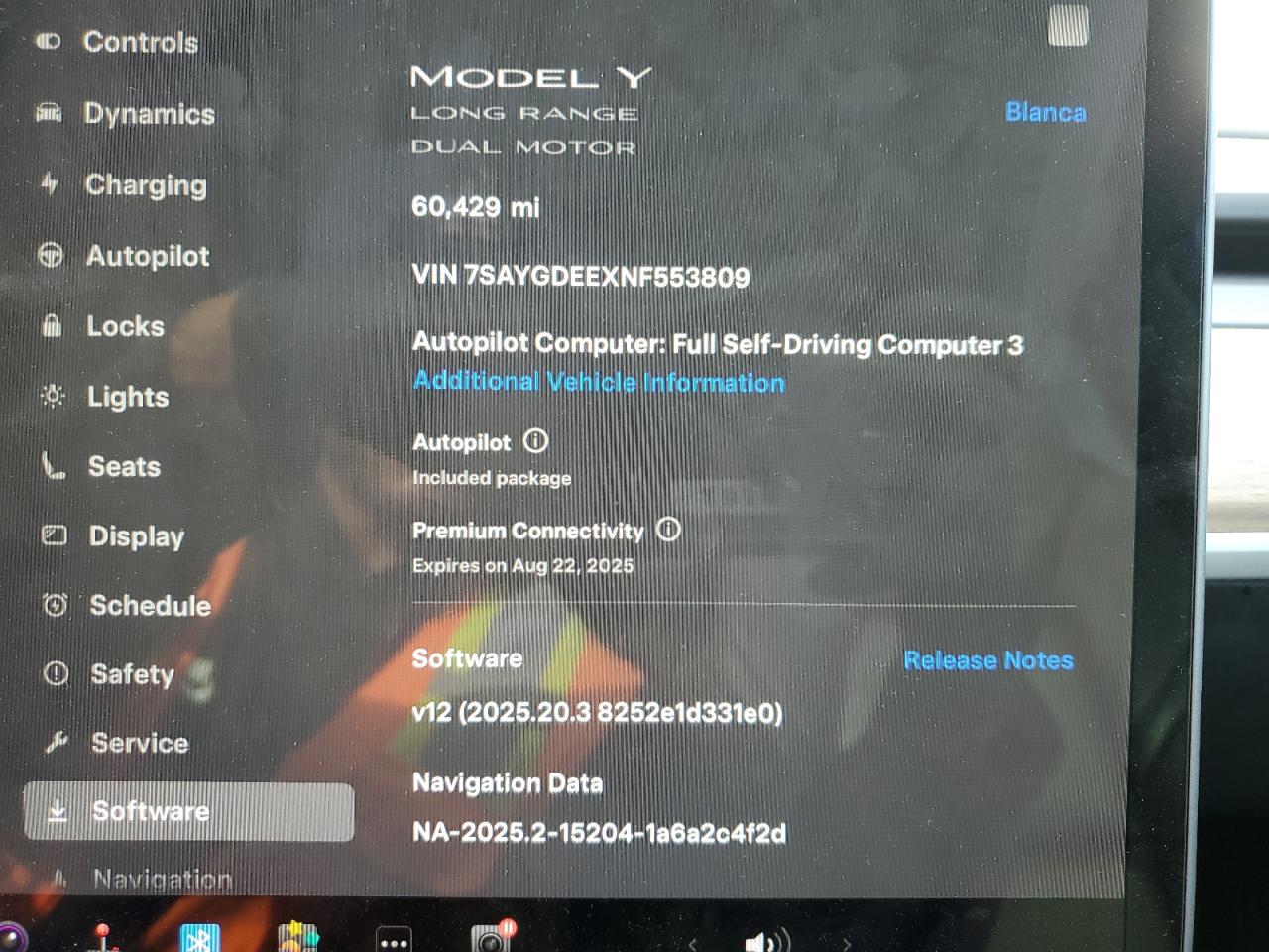 2022 Tesla Model Y VIN: 7SAYGDEEXNF553809 Lot: 65374385