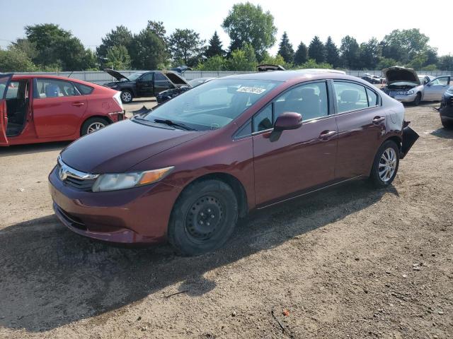  HONDA CIVIC 2012 Czerwony