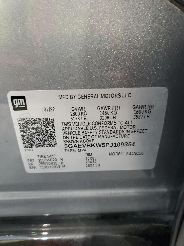 2023 Buick Enclave Premium VIN: 5GAEVBKW5PJ109354 Lot: 63633555