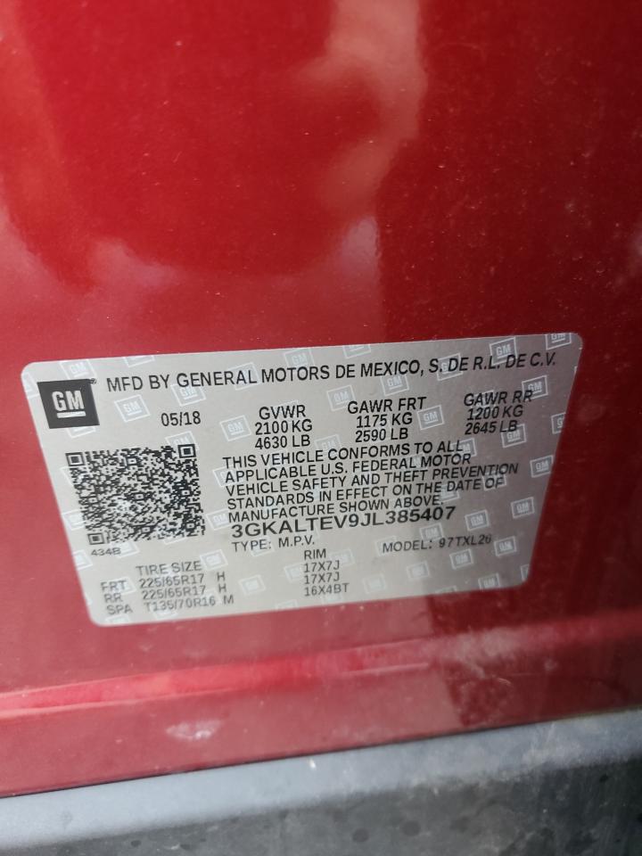 3gkaltev9jl385407 3GKALTEV9JL385407 2018 GMC Terrain Sle