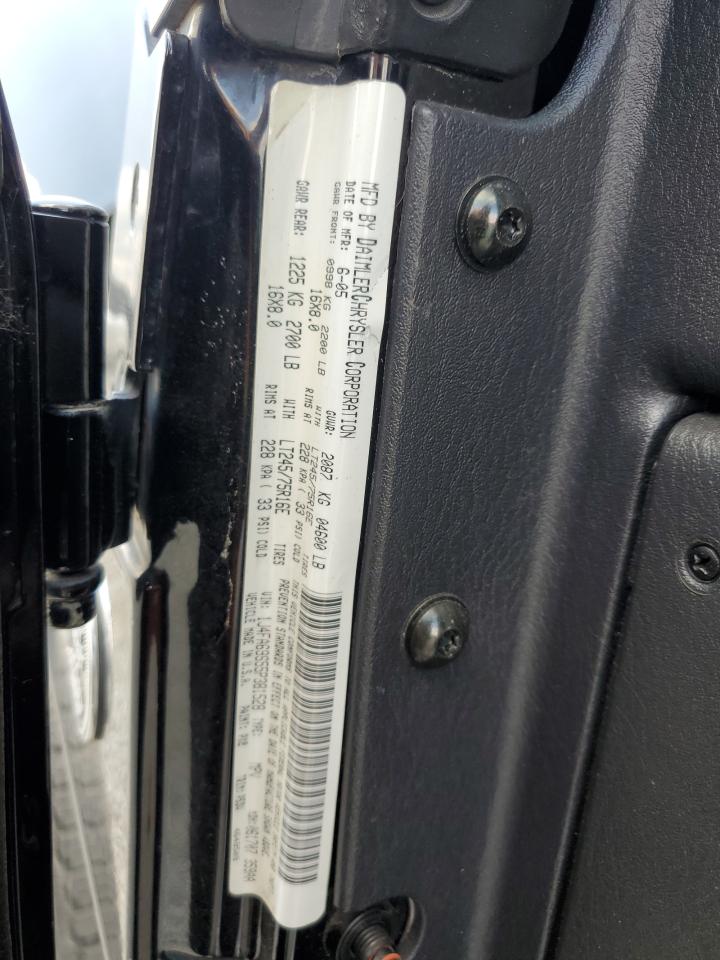 2005 Jeep Wrangler / Tj Rubicon VIN: 1J4FA69S55P381528 Lot: 62567585