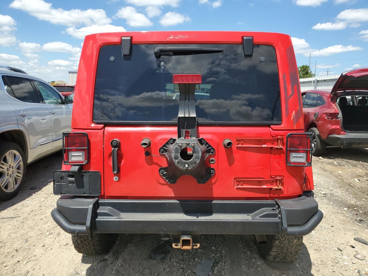 2017 Jeep Wrangler Unlimited Sahara VIN: 1C4BJWEG5HL566406 Lot: 64822445