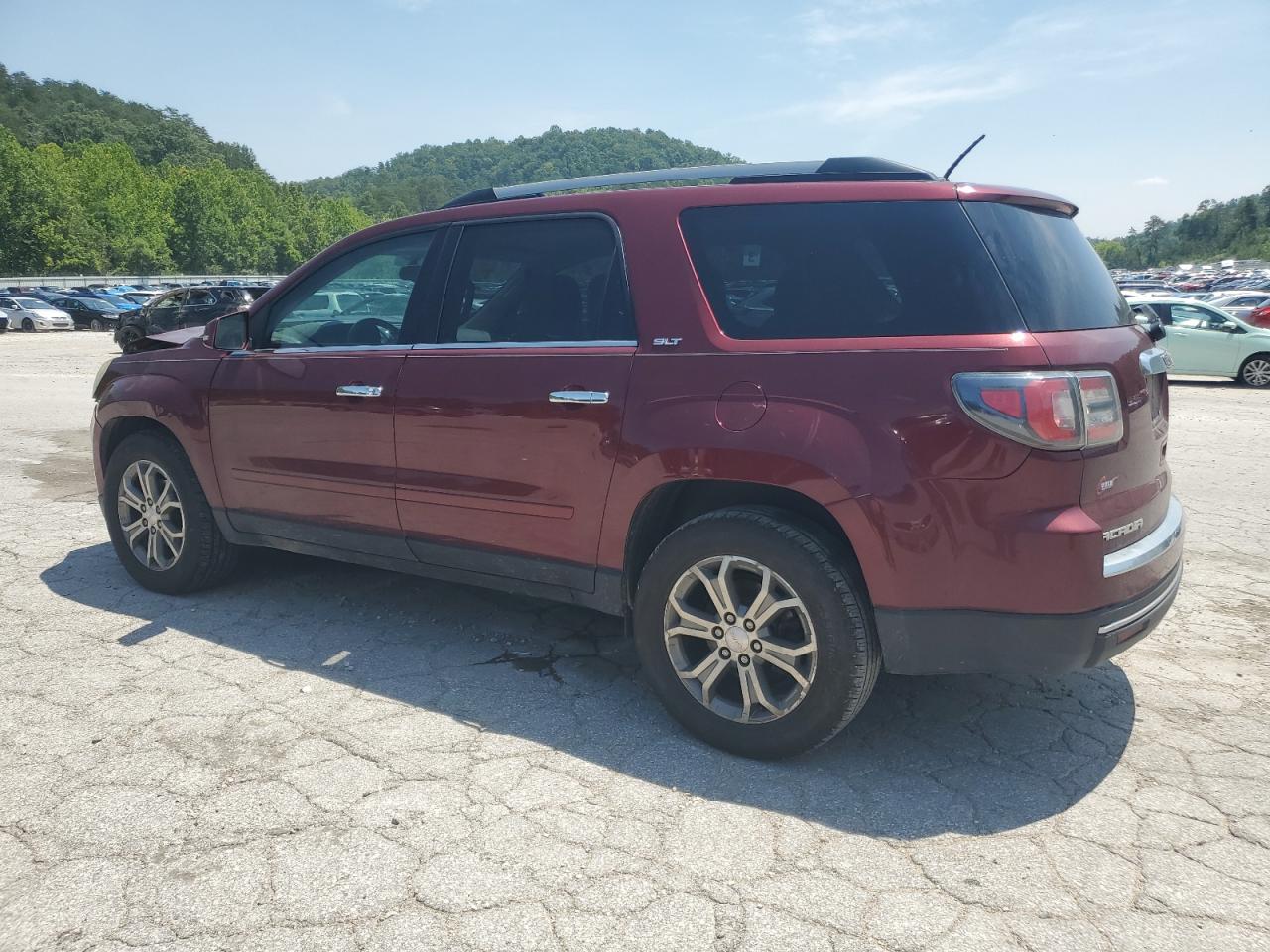 2016 GMC Acadia Slt-1 red suv gas 1GKKVRKD2GJ137187 photo #3