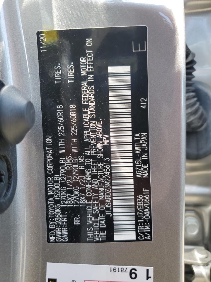 2021 Lexus Nx 300 Base VIN: JTJSARDZ3M2245613 Lot: 65473655