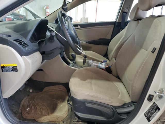  HYUNDAI ACCENT 2015 Белы