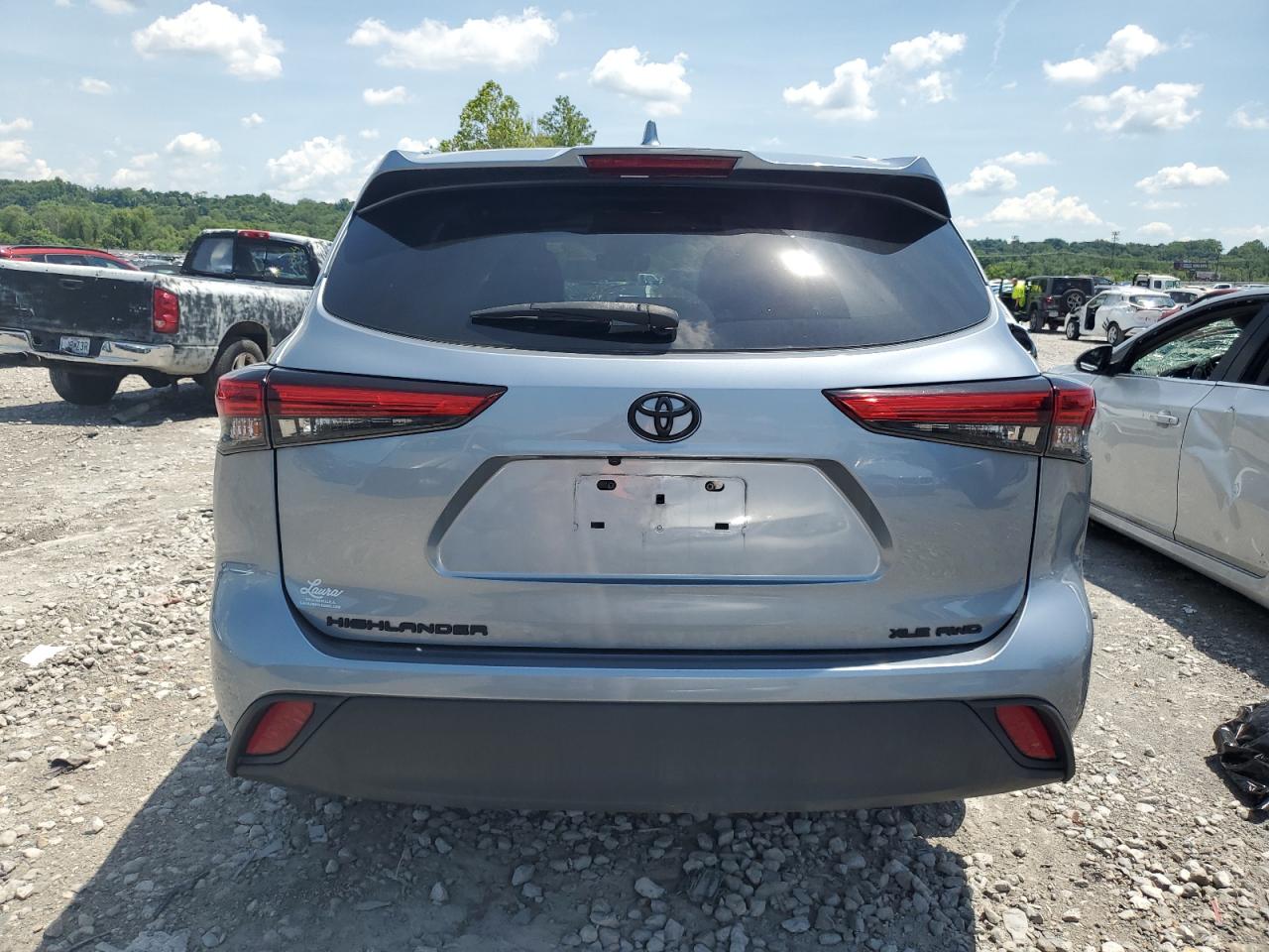 2021 Toyota Highlander Xle VIN: 5TDHZRBH2MS090349 Lot: 64185415