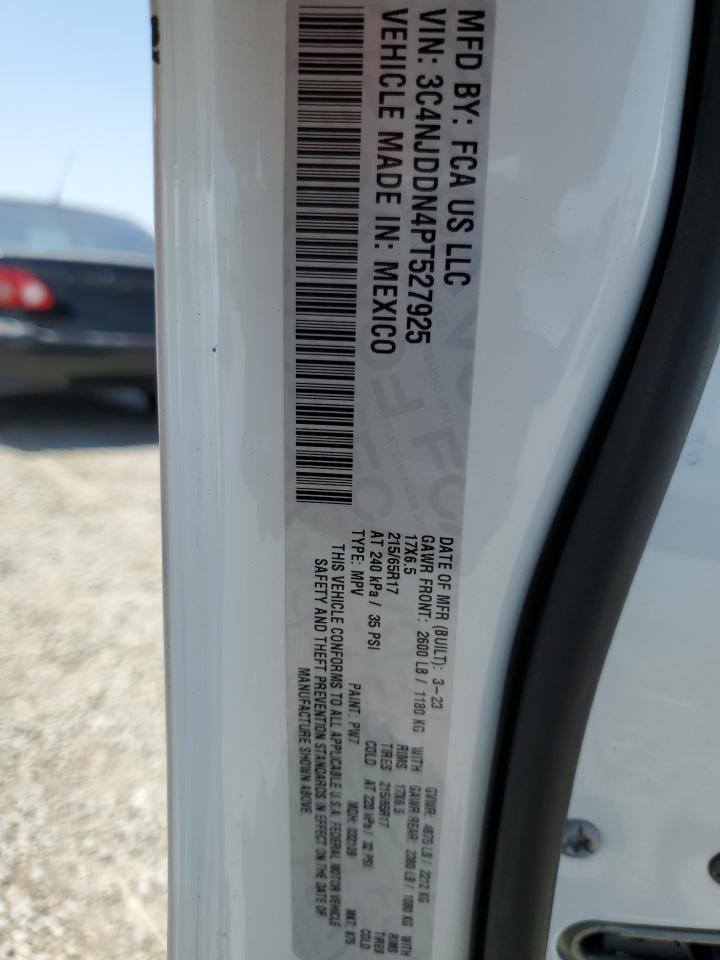 2023 Jeep Compass Trailhawk VIN: 3C4NJDDN4PT527925 Lot: 64335915