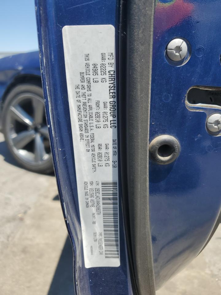 2010 Dodge Challenger Se VIN: 2B3CJ4DV0AH208370 Lot: 65429935