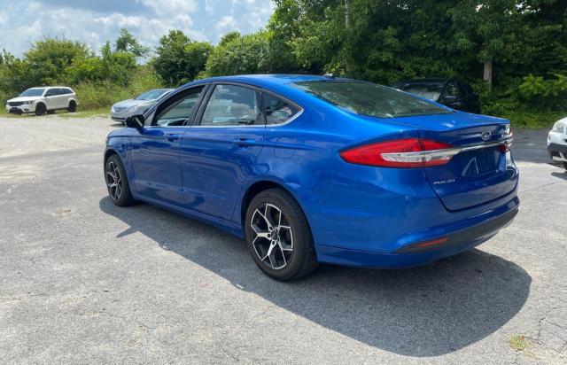 Sedans FORD FUSION 2017 Granatowy