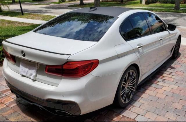  BMW 5 SERIES 2018 Белы