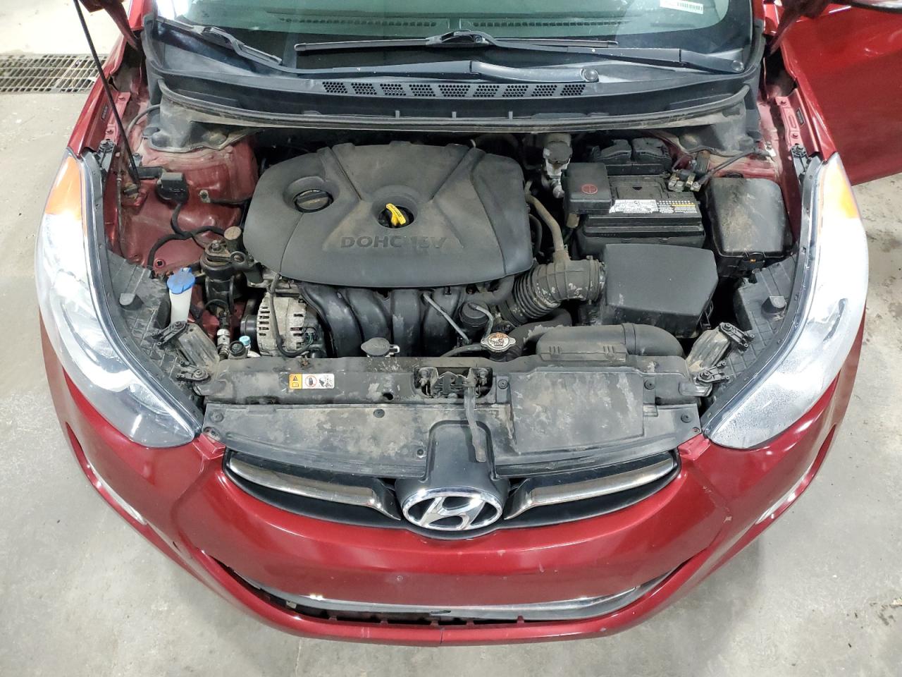 2013 Hyundai Elantra Gls VIN: 5NPDH4AE3DH337847 Lot: 66554375