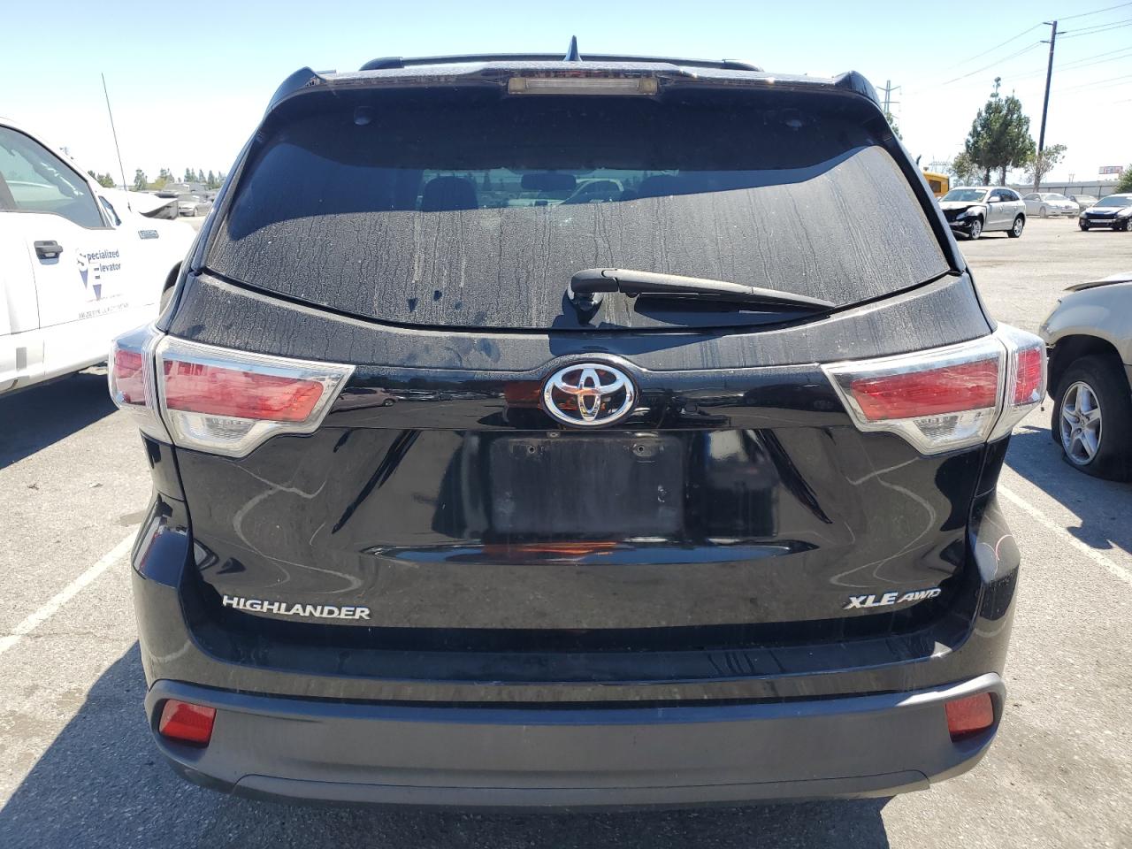 2015 Toyota Highlander Xle VIN: 5TDJKRFH2FS152965 Lot: 66479985